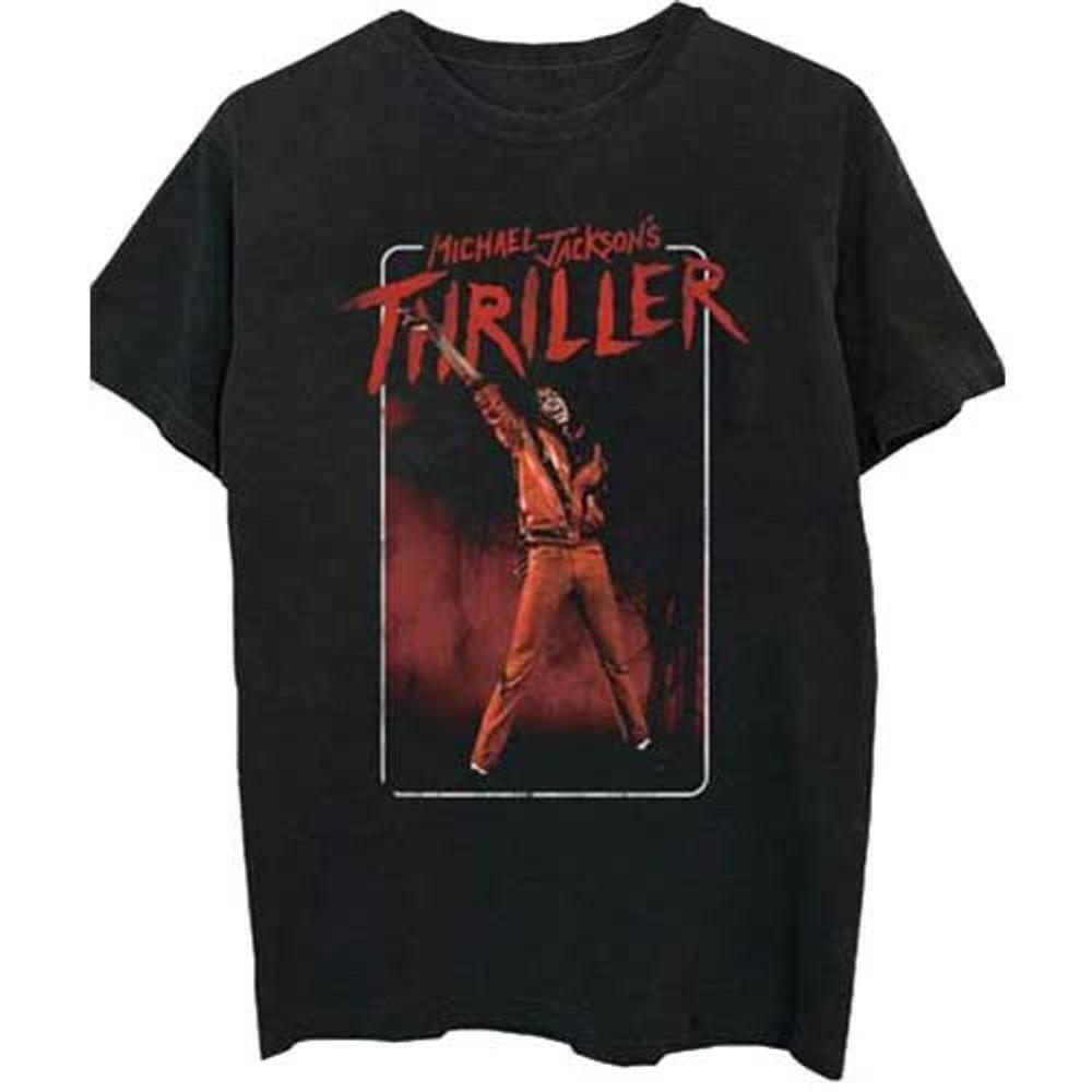 Michael Jackson Unisex T Shirt Thriller White Red Suit